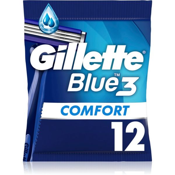 Gillette Gillette Blue 3 Comfort самобръсначки за еднократна употреба за мъже 12 бр.