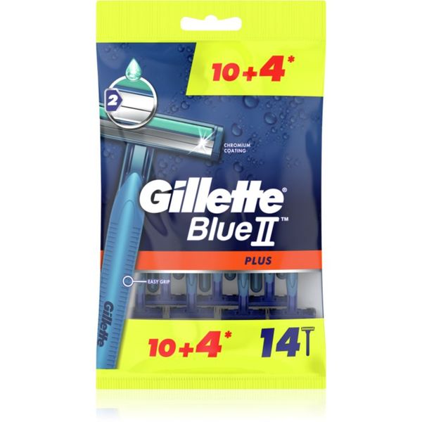 Gillette Gillette Blue II Plus самобръсначки за еднократна употреба за мъже 14 бр.