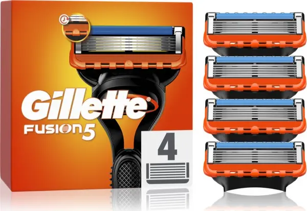 Gillette Gillette Fusion5 Резервни остриета 4 бр.