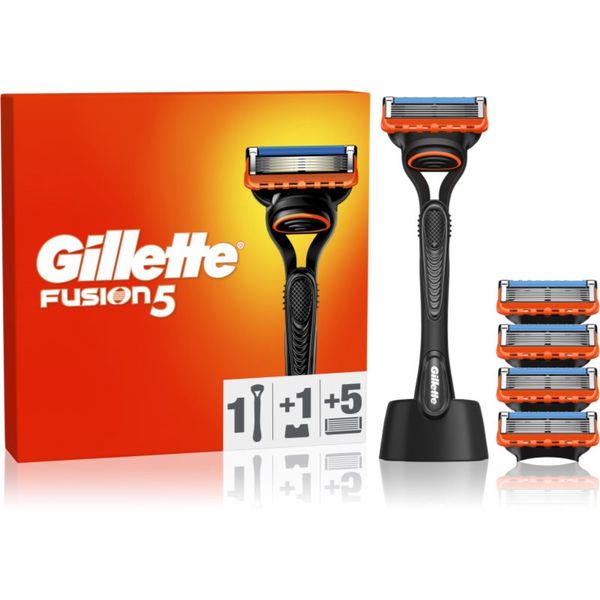 Gillette Gillette Fusion5 самобръсначка с поставка + резервни ножчета 5 бр.
