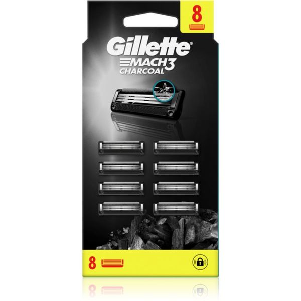 Gillette Gillette Mach3 Charcoal Резервни остриета 8 бр.