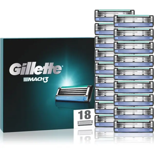 Gillette Gillette Mach3 Резервни остриета 18 бр.