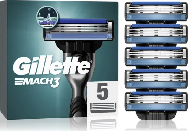Gillette Gillette Mach3 Резервни остриета 5 бр.