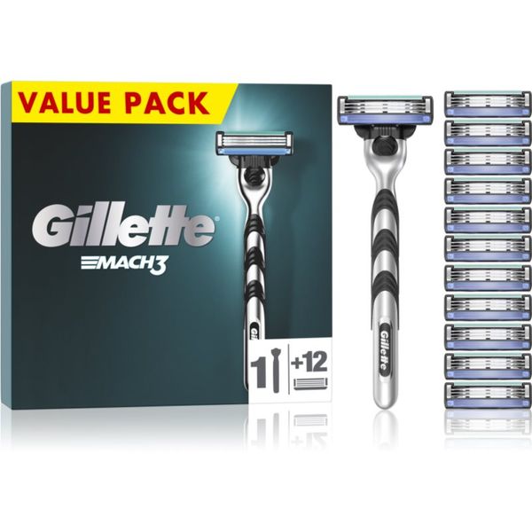 Gillette Gillette Mach3 самобръсначка + резервни остриета 1 бр.