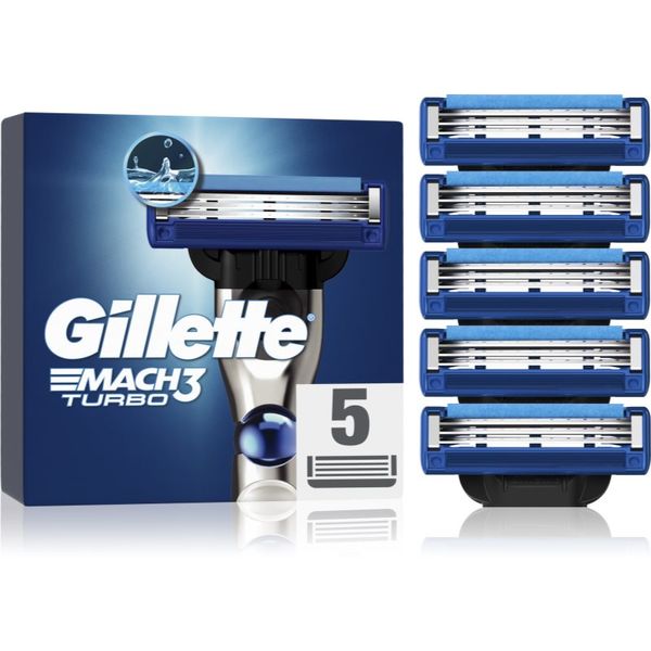 Gillette Gillette Mach3 Turbo сменяеми глави 5 бр.