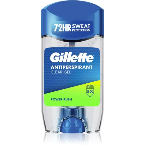 Gillette Gillette Power Rush гел против изпотяване за мъже 70 мл.