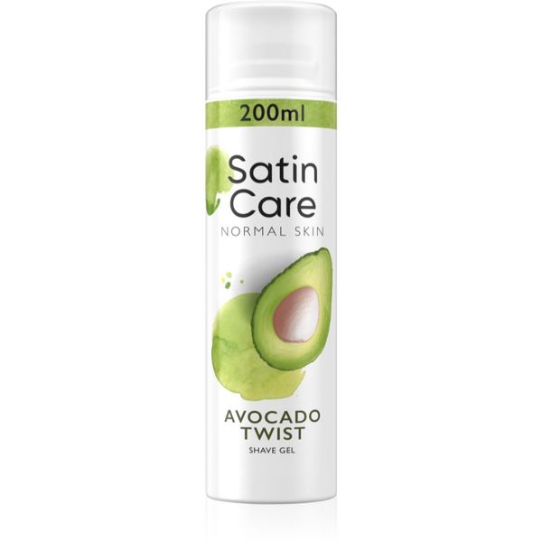 Gillette Gillette Satin Care Avocado Twist гел за бръснене за жени Avocado Twist 200 мл.