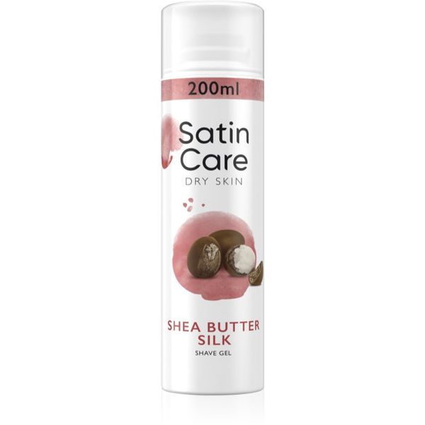 Gillette Gillette Satin Care Dry Skin гел за бръснене за жени Shea Butter 200 мл.