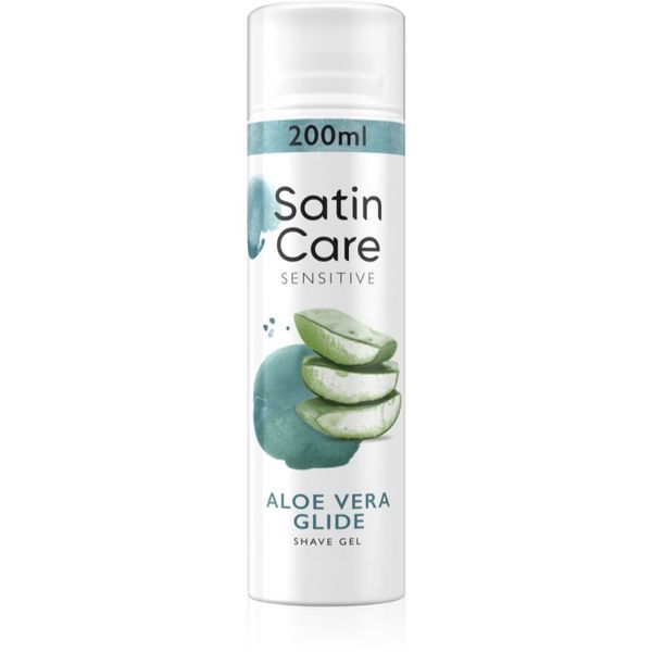Gillette Gillette Satin Care Sensitive Skin гел за бръснене за жени Aloe Vera 200 мл.