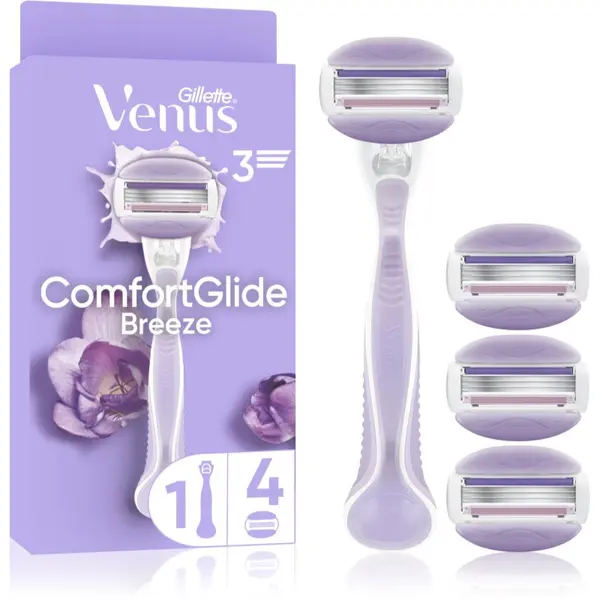 Gillette Gillette Venus ComfortGlide Breeze самобръсначка + резервни остриета 4 бр.
