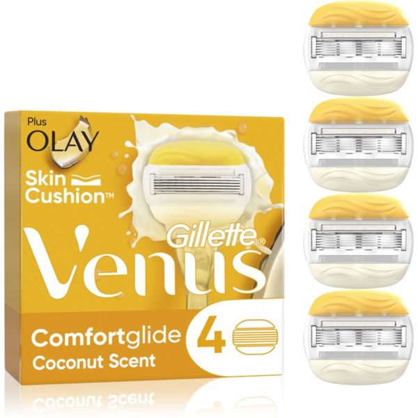Gillette Gillette Venus ComfortGlide Olay Coconut Резервни остриета 4 бр.