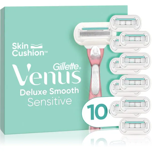 Gillette Gillette Venus Deluxe Smooth Sensitive Резервни остриета 10 бр.