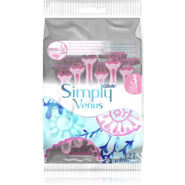 Gillette Gillette Venus Simply Дамска самобръсначка 12 бр.
