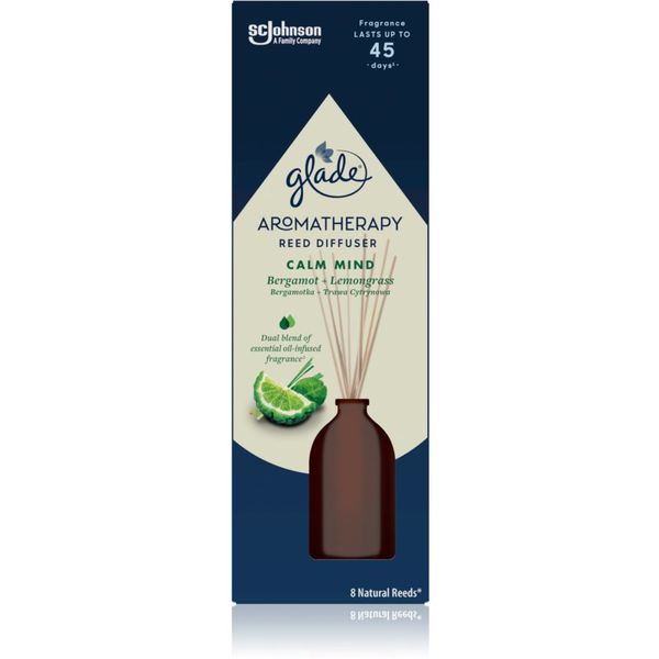 Glade GLADE Aromatherapy Calm Mind aроматизиращ дифузер с пълнител Bergamot + Lemongrass 80 мл.