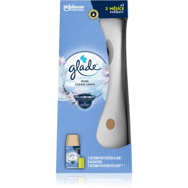 Glade GLADE Automatic Spray Pure Clean Linen автоматичен освежител за въздух с пълнител 269 мл.