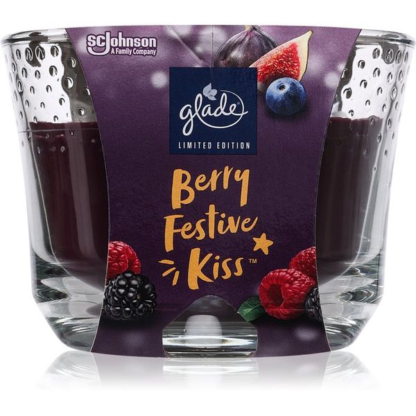 Glade GLADE Berry Festive Kiss ароматна свещ 204 гр.