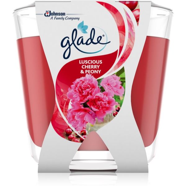 Glade GLADE Luscious Cherry & Peony ароматна свещ 70 гр.