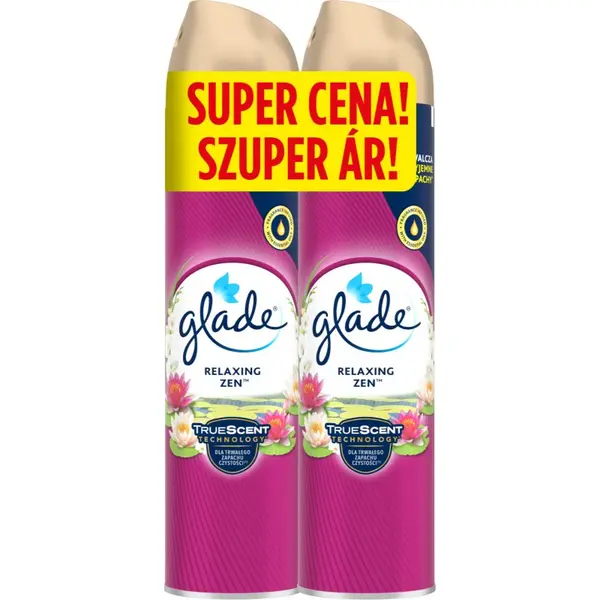 Glade GLADE Relaxing Zen ароматизатор за въздух дуо 2x300 мл.