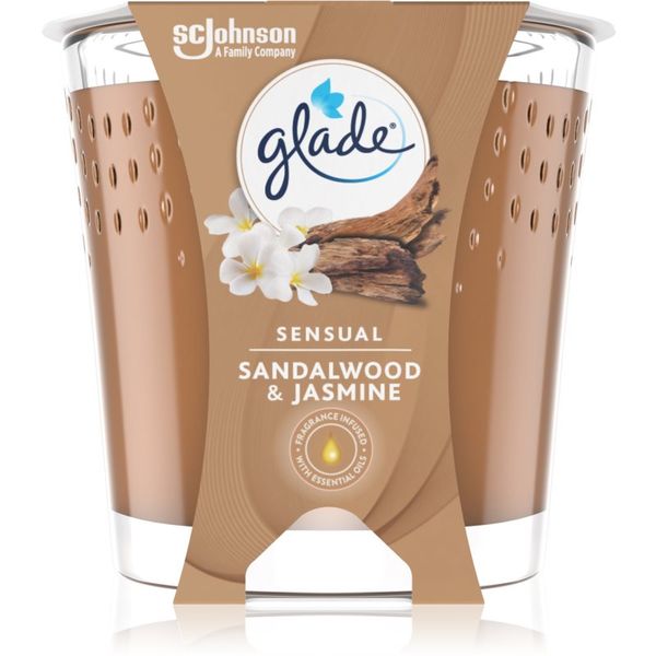 Glade GLADE Sensual Sandalwood & Jasmine ароматна свещ 129 гр.