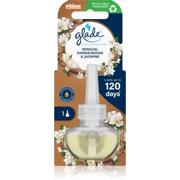 Glade GLADE Sensual Sandalwood & Jasmine пълнител за електрически дифузер 20 мл.