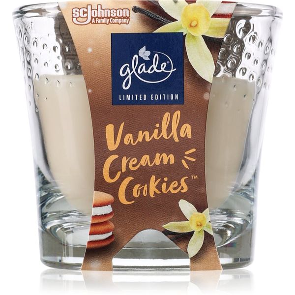 Glade GLADE Vanilla Cream Cookies ароматна свещ 112 гр.