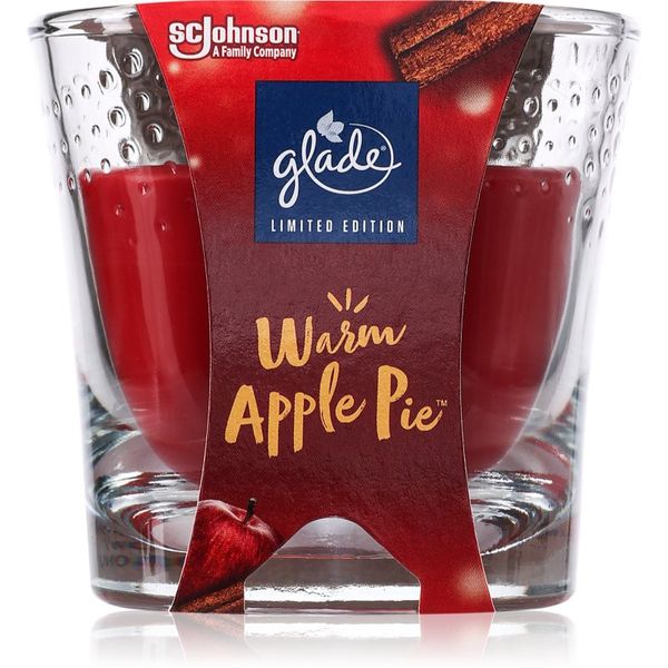 Glade GLADE Warm Apple Pie ароматна свещ 112 гр.
