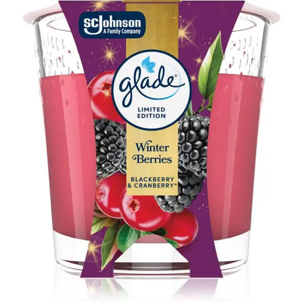 Glade GLADE Winter Berries ароматна свещ 112 гр.