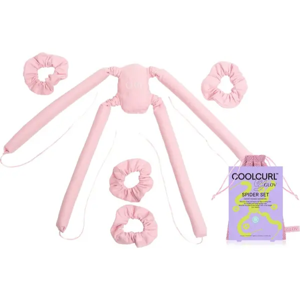GLOV GLOV CoolCurl Spider Set аксесоар за оформяне на къдрици цвят Pink 1 бр.