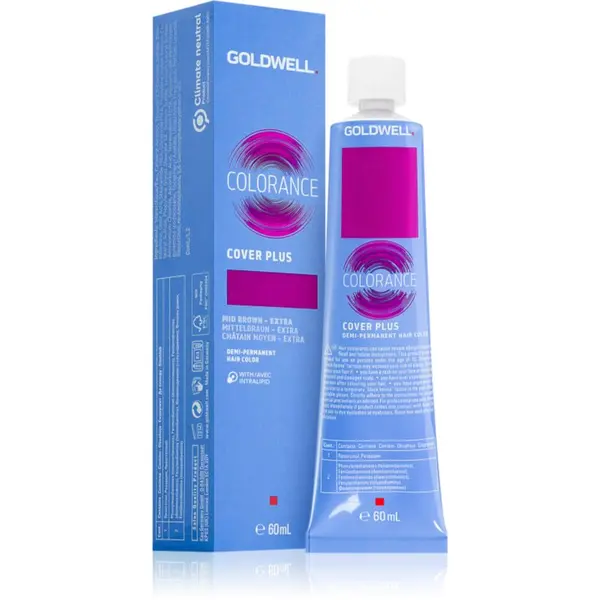 Goldwell Goldwell Colorance Cover Plus полуперманентна тонираща боя за коса без амоняк цвят 4NN 60 мл.