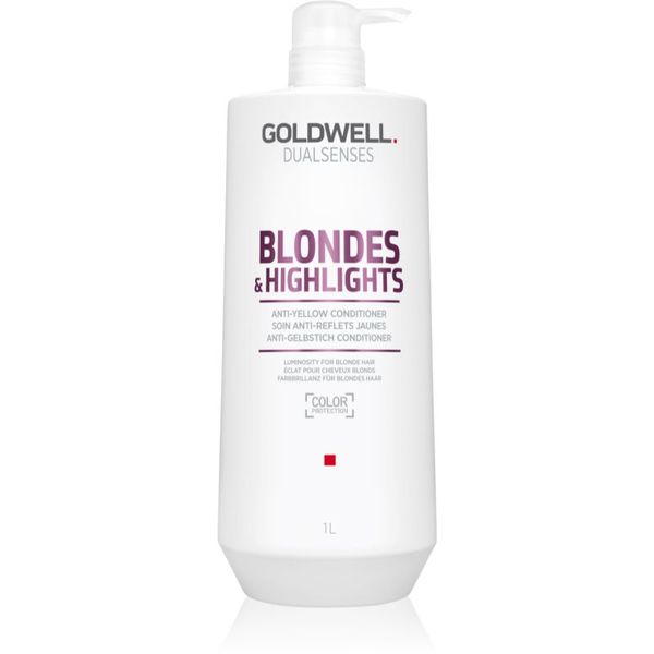 Goldwell Goldwell Dualsenses Blondes & Highlights балсам за руса коса неутрализиращ жълтеникавите оттенъци 1000 мл.
