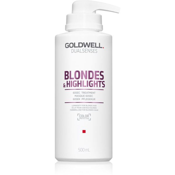 Goldwell Goldwell Dualsenses Blondes & Highlights регенерираща маска  неутрализиращ жълтеникавите оттенъци 500 мл.