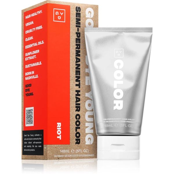 Good Dye Young Good Dye Young Semi-Permanent Hair Colour полу-перманента боя за коса цвят Riot 148 мл.
