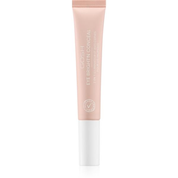Gosh Gosh Bright'n Conceal озаряващ коректор против тъмни кръгове под очите цвят 002 Soft Pink 12 мл.