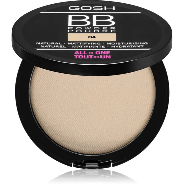 GOSH COPENHAGEN GOSH COPENHAGEN BB матираща пудра цвят 04 Beige 6.5 гр.