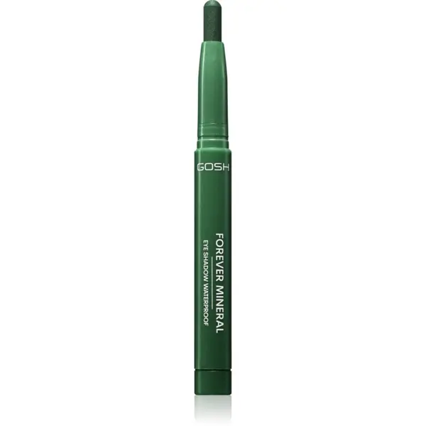 GOSH COPENHAGEN GOSH COPENHAGEN Forever Mineral Matte дълготрайни сенки за очи в молив цвят 019 Matt Olive Green 1.4 гр.