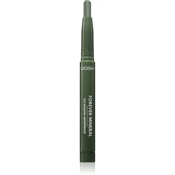 GOSH COPENHAGEN GOSH COPENHAGEN Forever Mineral Shimmer сенки за очи с блясък с молив цвят 009 Olive Green 1.4 гр.