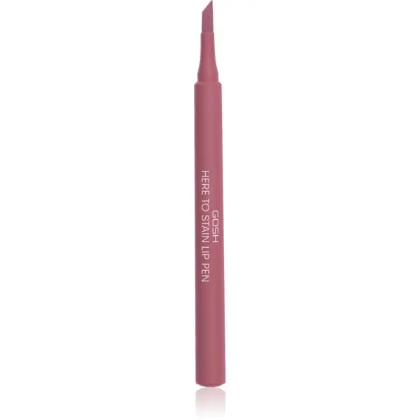 GOSH COPENHAGEN GOSH COPENHAGEN Here To Stain Lip Pen маркер за устни за дълготраен ефект цвят 010 Berry Stain 1 мл.