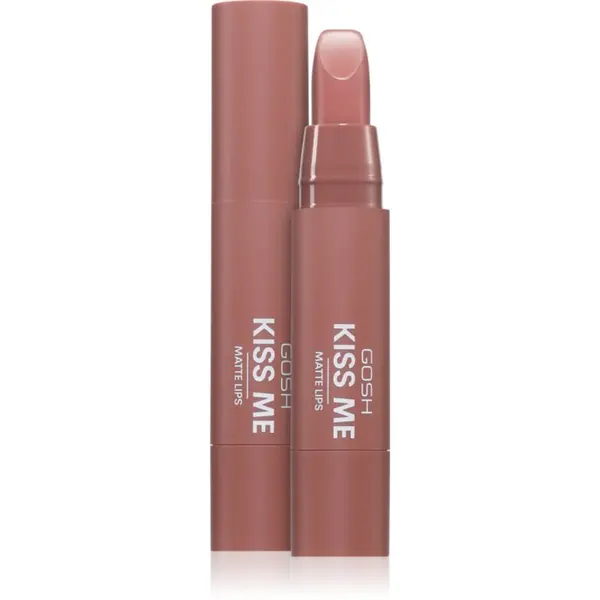 GOSH COPENHAGEN GOSH COPENHAGEN Kiss Me Matte Lips крем-червило с матиращ ефект цвят 005 Naked Kiss 3 гр.