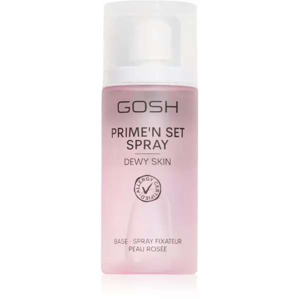 GOSH COPENHAGEN GOSH COPENHAGEN Prime'n Set Dewy Skin озаряващ фиксиращ спрей за лице 50 мл.
