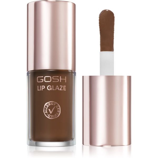 Gosh Gosh Lip Glaze блясък за устни цвят 003 Dark Chocolate 5,5 мл.