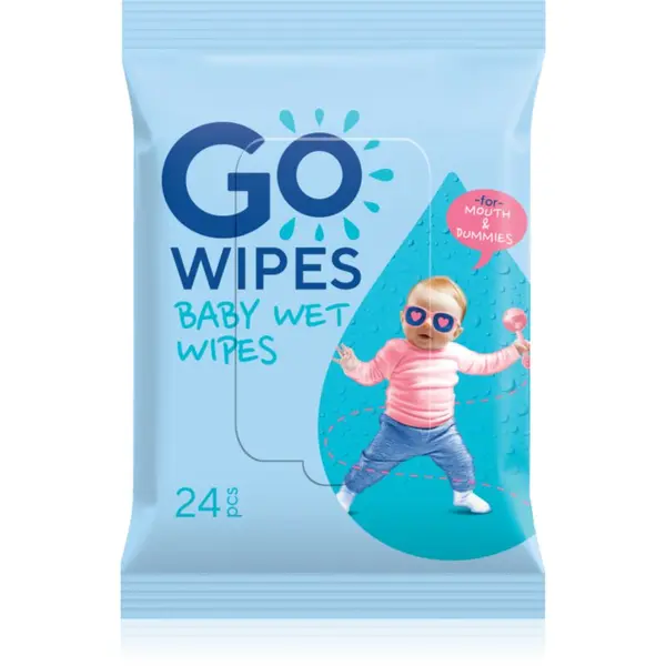 GoWipes GoWipes Baby Wet Wipes мокри кърпички за деца от раждането им 24 бр.