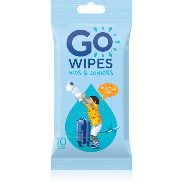 GoWipes GoWipes For Kids & Juniors влажна тоалетна хартия за деца 10 бр.