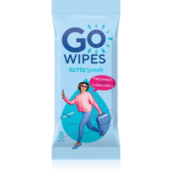 GoWipes GoWipes Refreshing Wet Wipes освежаващи мокри кърпички за ръце 10x8 бр.