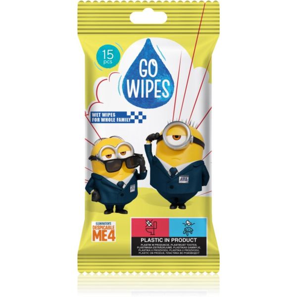 GoWipes GoWipes Wet Wipes For Whole Family мокри почистващи кърпички за ръце 15 бр.