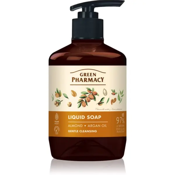 Green Pharmacy Green Pharmacy Almond & Argan Oil течен сапун за ръце 460 мл.