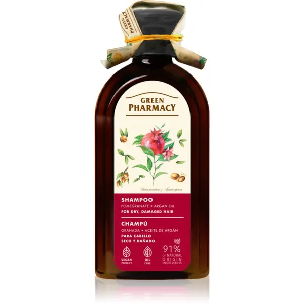 Green Pharmacy Green Pharmacy Argan Oil & Pomegranate Shampoo шампоан за суха и увредена коса с арганово масло 350 мл.