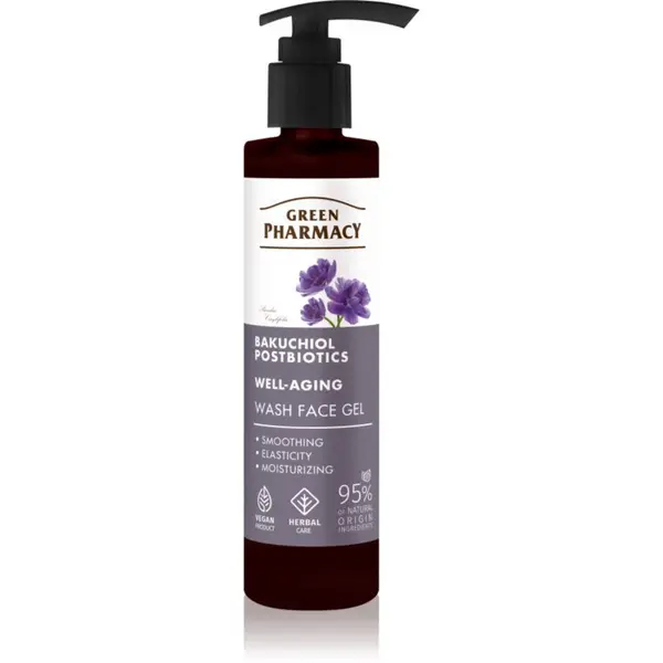 Green Pharmacy Green Pharmacy Bakuchiol & Postbiotics Face Wash Gel измиващ гел за лице 200 мл.