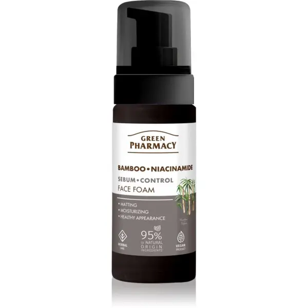 Green Pharmacy Green Pharmacy Bamboo & Niacinamide Face Foam почистваща пяна за лице 150 мл.