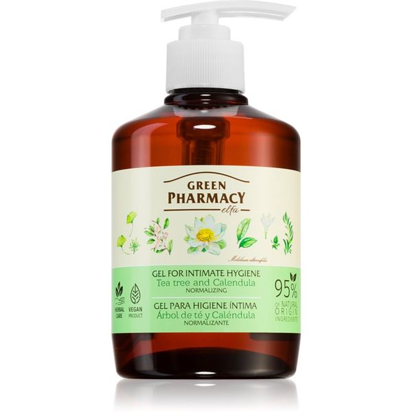 Green Pharmacy Green Pharmacy Body Care Marigold & Tea Tree гел за интимна хигиена 370 мл.