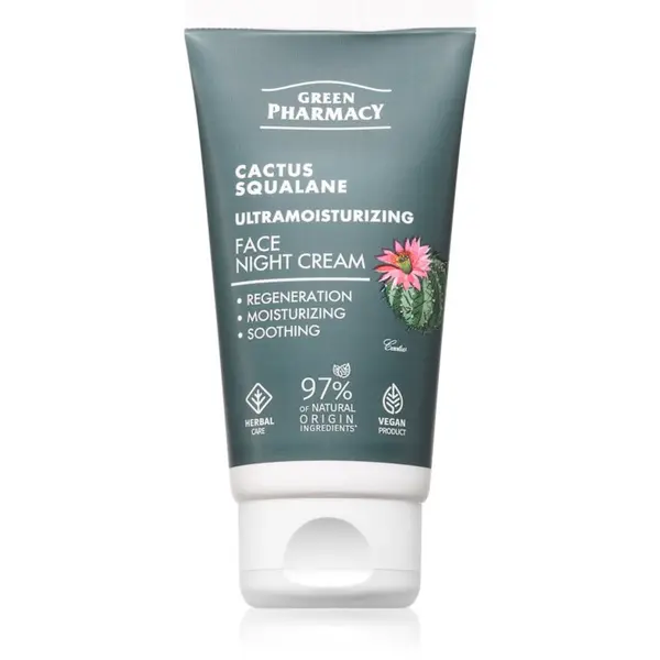 Green Pharmacy Green Pharmacy Cactus & Squalane Night Face Cream нощен хидратиращ крем 50 мл.